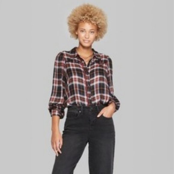 Wild Fable Vintage Style Western Top - Picture 1 of 6